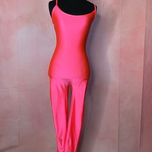 NWOT Fashion Nova neon pink jumpsuit